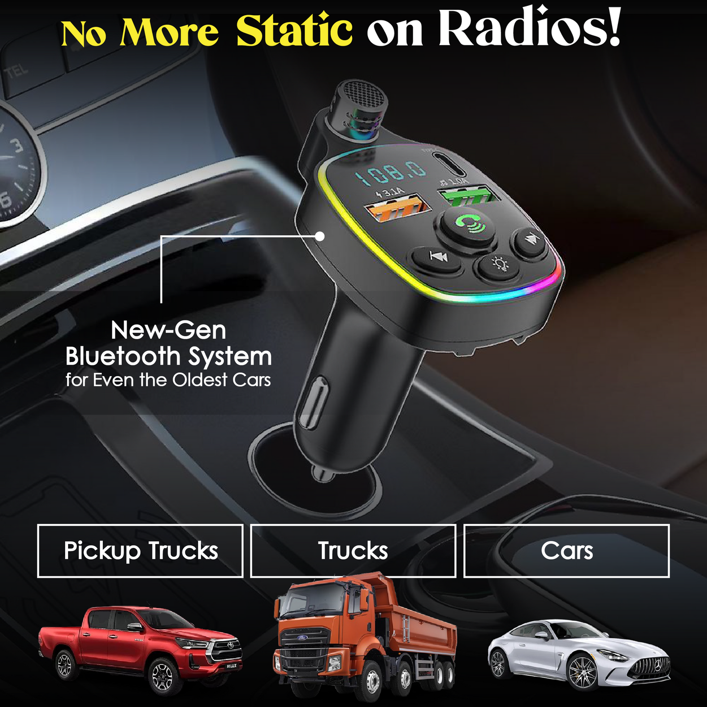 Bluetooth FM Transmitter by BloomCar