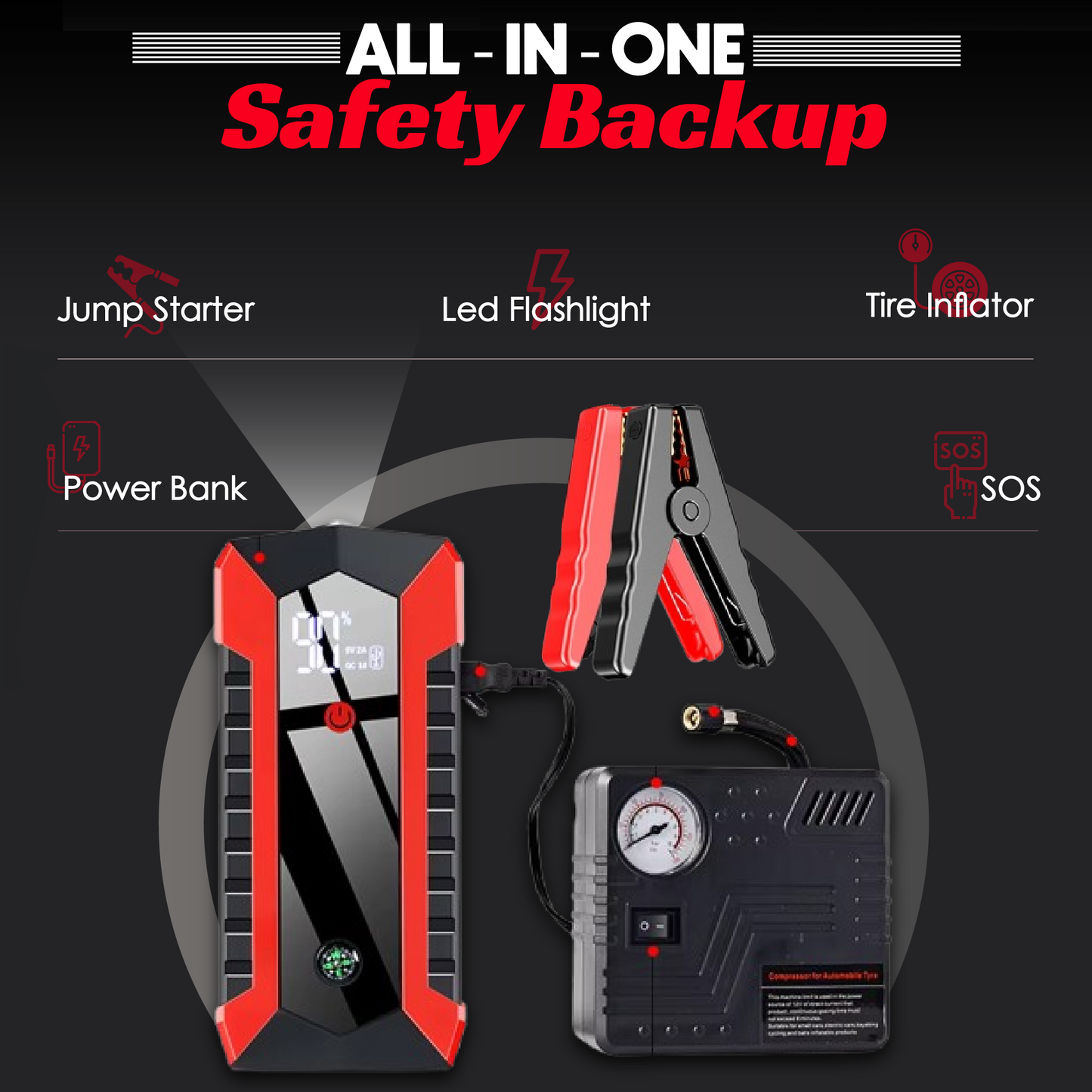 Portable Car Jump Starter