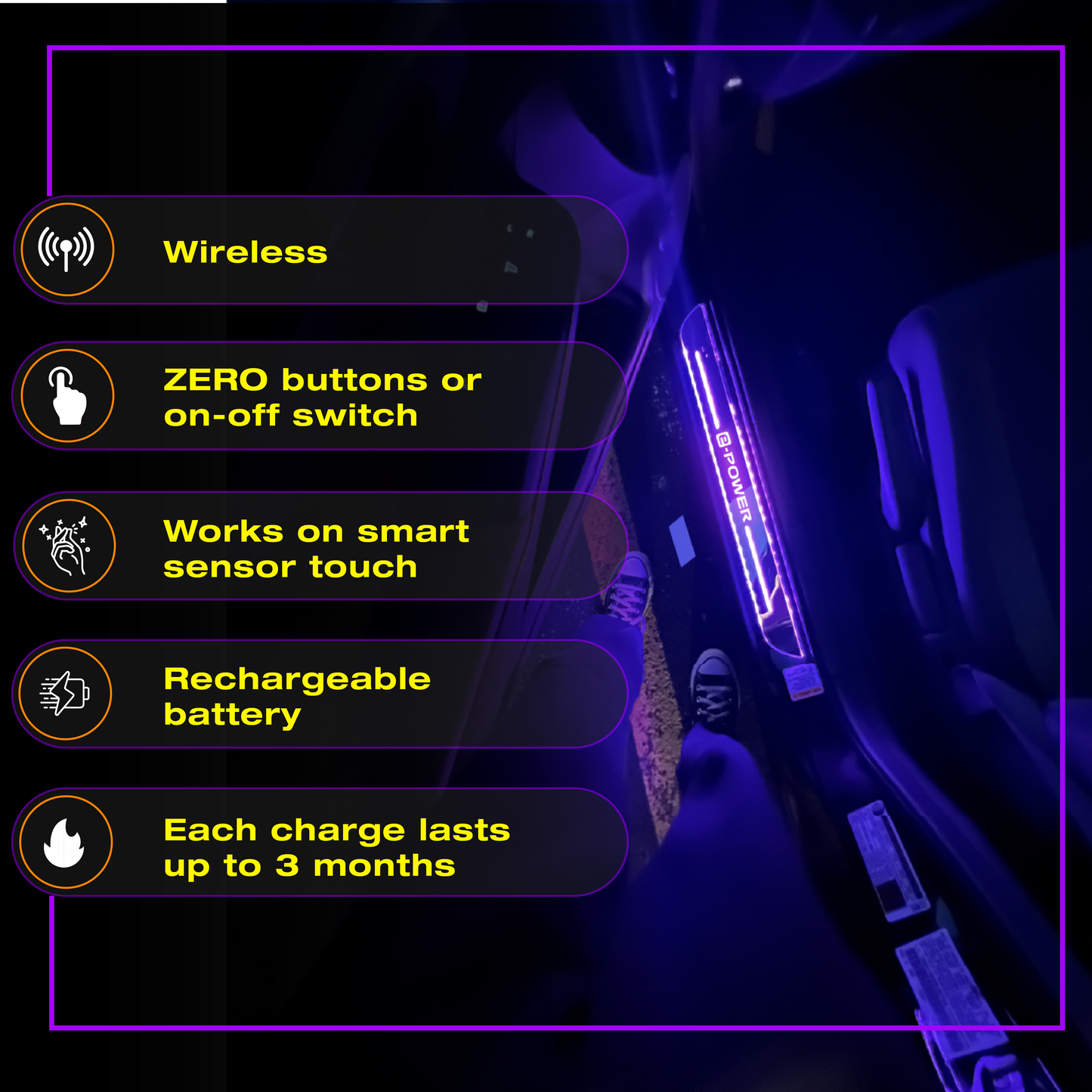 BloomCar™ LED Door Sill Pro (Customized)